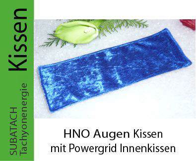 HNO Augenkissen, blau, Tachyonen Energie